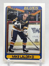 1990-91 O-Pee-Chee #341 Mike Lalor St. Louis Blues