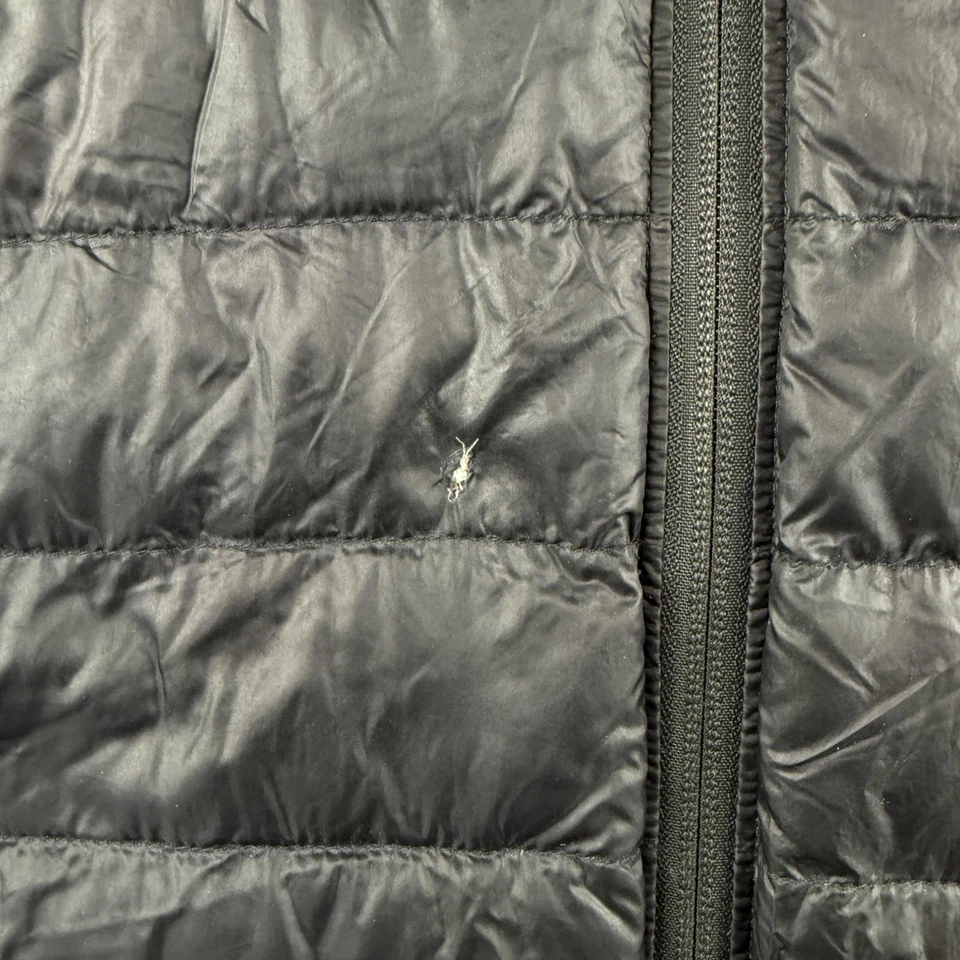 REI Co-op Jacket Mens XL Black Packable Down Puffer Quilted Insulated Zip Up - Image 4 of 4