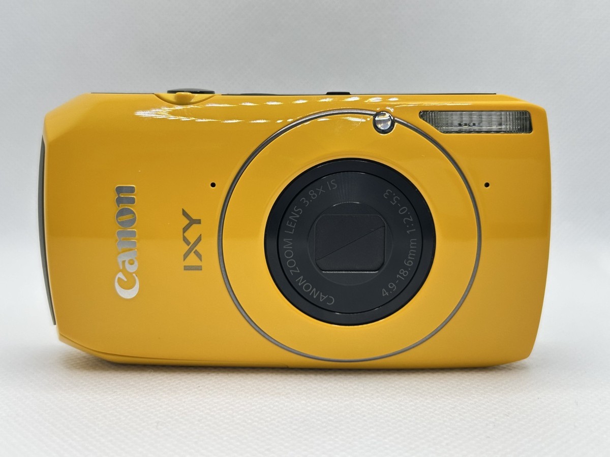 Near Mint in Box] Canon IXY 30S PowerShot 10.0MP Yellow Digital