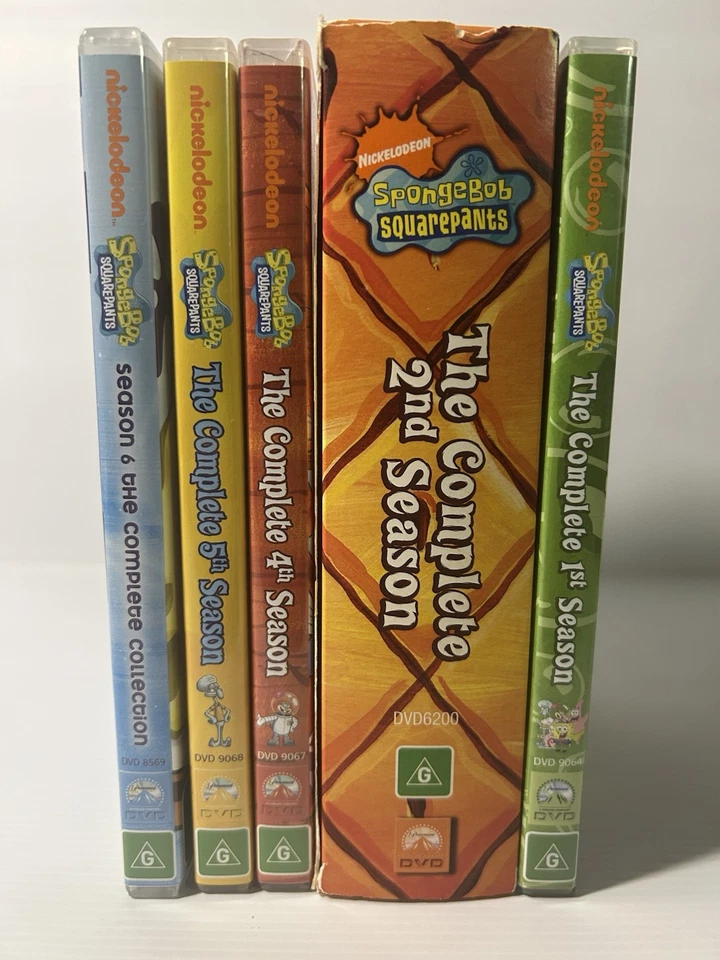 SpongeBob SquarePants Season 1 2 4 5 6 DVD Box Sets Region 4 - Image 4 of 4