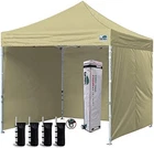 Eurmax 10x10 Pop Up Canopy Tent with 4 Zippered Removable Walls