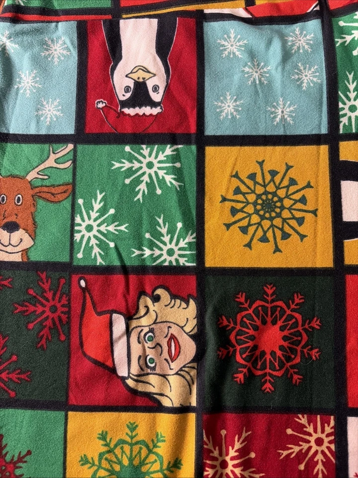 LuLaRoe Navidad Vacaciones Patchwork Leggings Talla TC2 (20-26) Nuevos Sin Etiquetas Foto 3 de 4