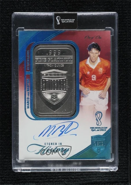 2018 Panini Eminence Etched in History Platinum 1/1 Marco Van Basten Auto
