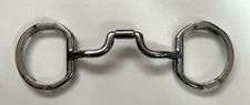 Myler Eggbutt Medium Ported Barrel Narrow English Snaffle Bit w/ Hooks Horse 5"