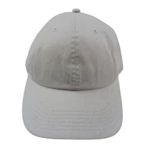 Gelante Hat Cap Strap Back White Cotton Blank Minimalist Classic Mens One Size