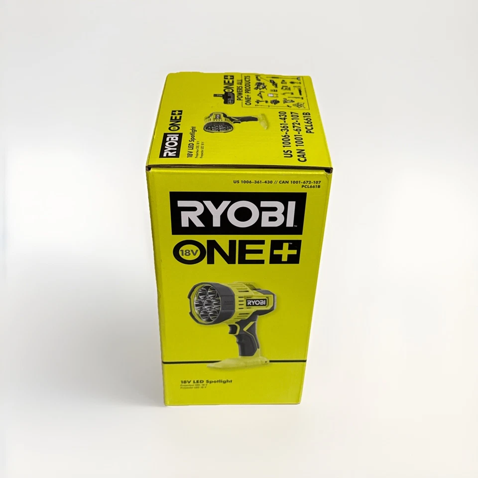 Foco LED inalámbrico Ryobi PCL661 ONE 18V - amarillo/negro Foto 2 de 4