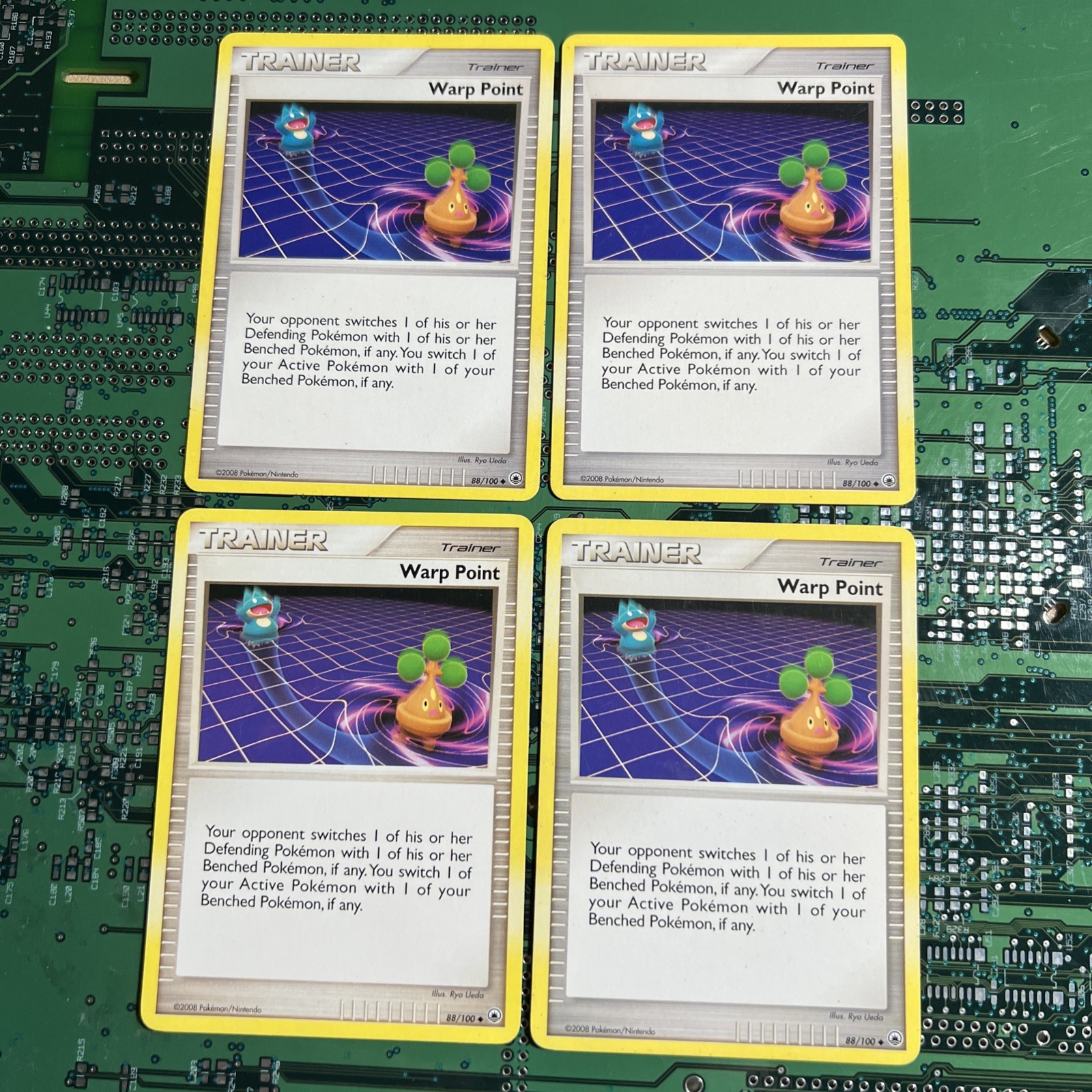 Warp Point 88/100 Majestic Dawn Pokemon Card Trainer Non-Holo 4