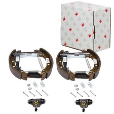 NK BREMSBACKEN SATZ HINTERACHSE PASSEND FÜR AUDI A2 SEAT CORDOBA IBIZA LEON