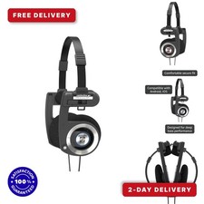 Koss Porta Pro Black On-Ear Headphones 3.5mm Wired Foldable Case