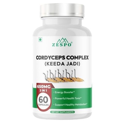 Zespo Cordyceps Complex, Keeda Jadi Capsules, 60 Capsules