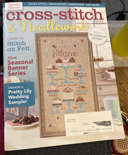 Rare Cross-Stitch  Needlework Patterns Book Spring 2015