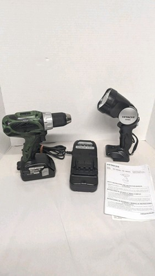 #ad Hitachi DS 18DSAL 18V Cordless Driver Drill Flashlight $69.99