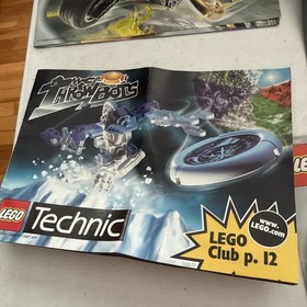 USED Lego Technic Bionicle Manuals LOT #8513,#8567, 8 Posters As Shown