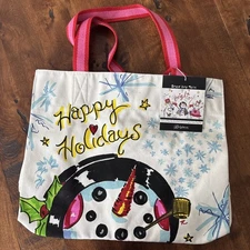 Beautiful Vibrant Brighton Snow Day Tote Brand New