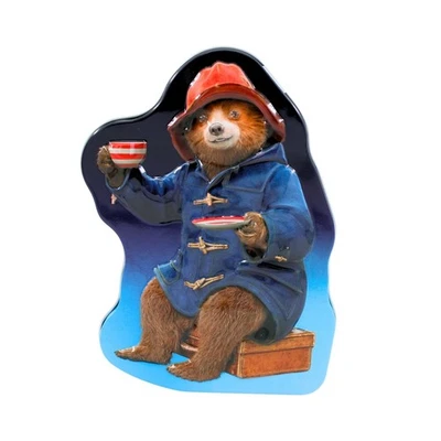 INFINITY BRANDS Paddington Bear Shaped Gift Tin Contaning Orange Marmalade Teabags Collectable