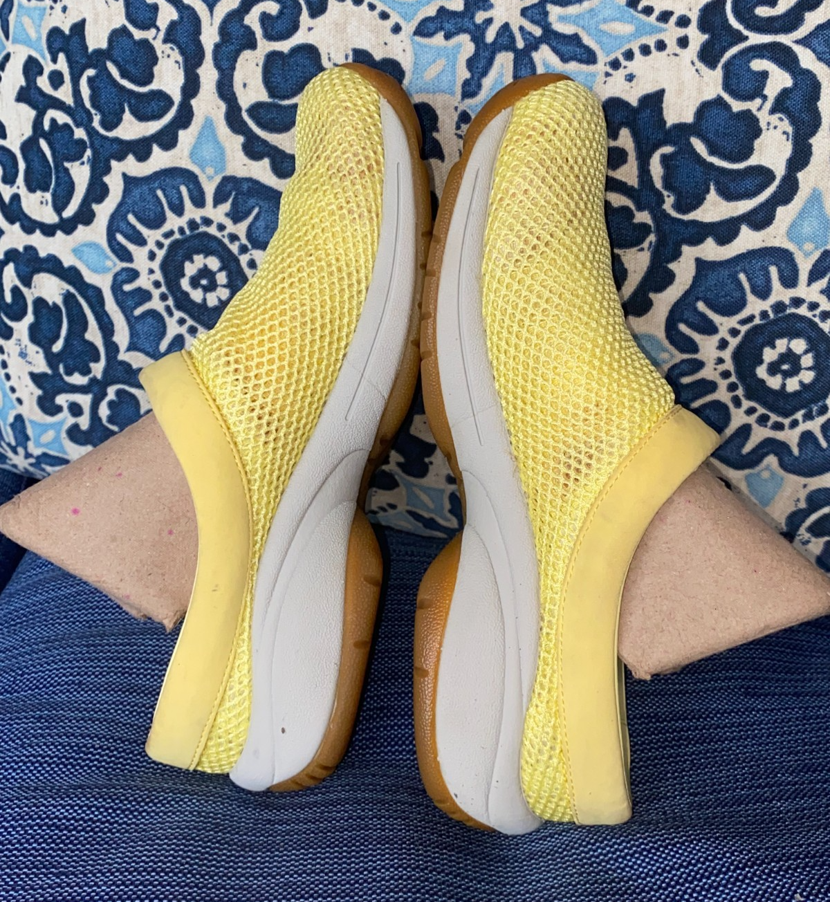 !WOW! Scarpe da ginnastica slip on donna taglia 6 MERRELL Primo Breeze 2 mules gialle