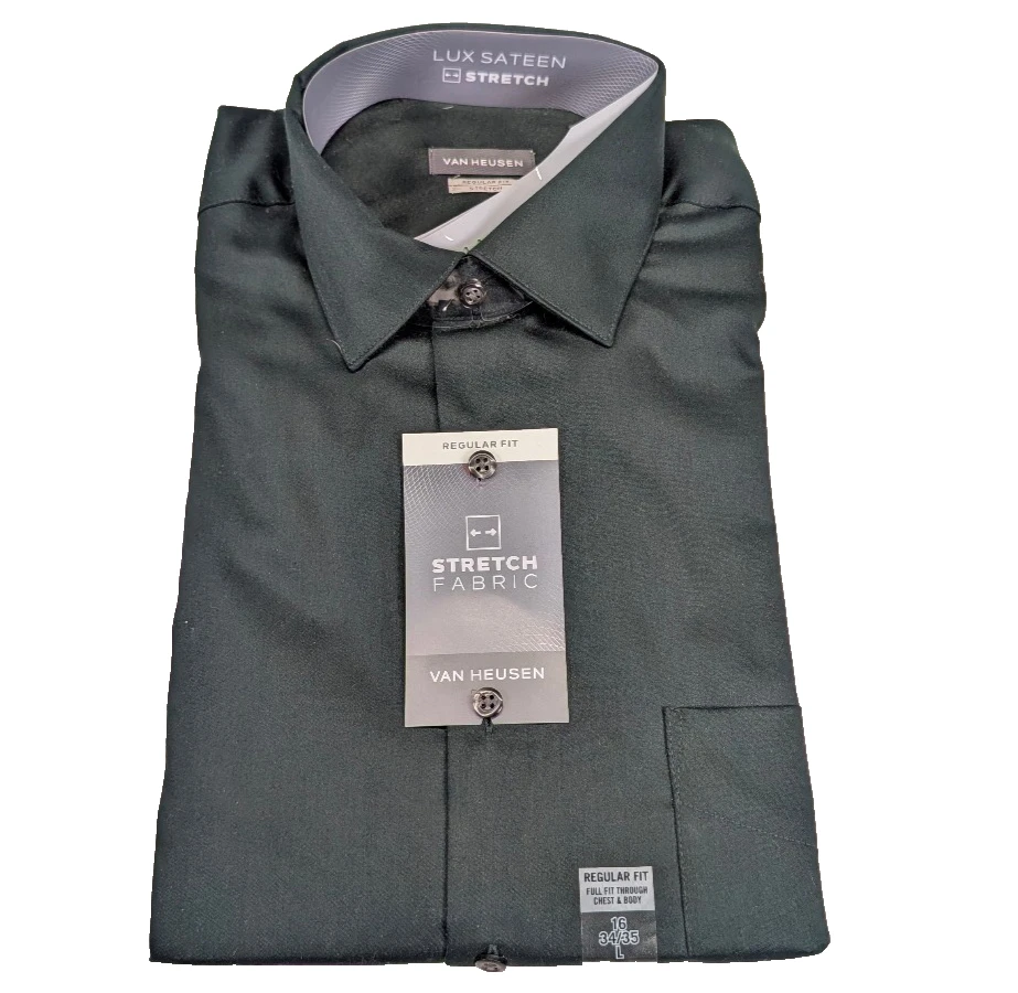 Satin Regular Fit Solid Dress Shirts for Men for sale | eBay