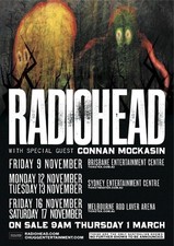 RADIOHEAD POSTER PRINT PHOTO A3 SIZE WALL DECOR