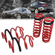 Megan Racing Red Euro Lowering Springs Kit For 12-19 3-Series F30 Sedan RWD AWD