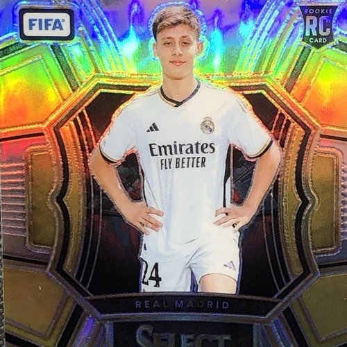 Arda Guler 2023-24 Panini Select FIFA Future Silver Prizm Rookie RC