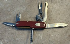 Rare Vintage A. Bauermann (HUGO) Solingen Germany Multi-Tool Swiss Army Knife
