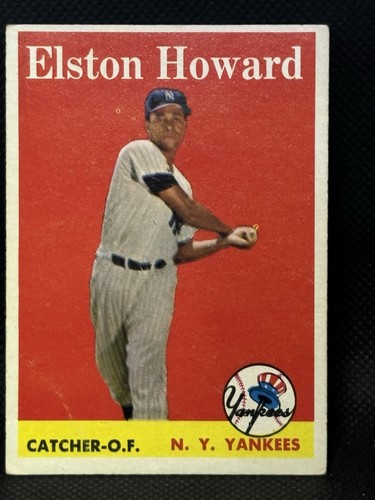 Elston Howard #275 1958 Topps card