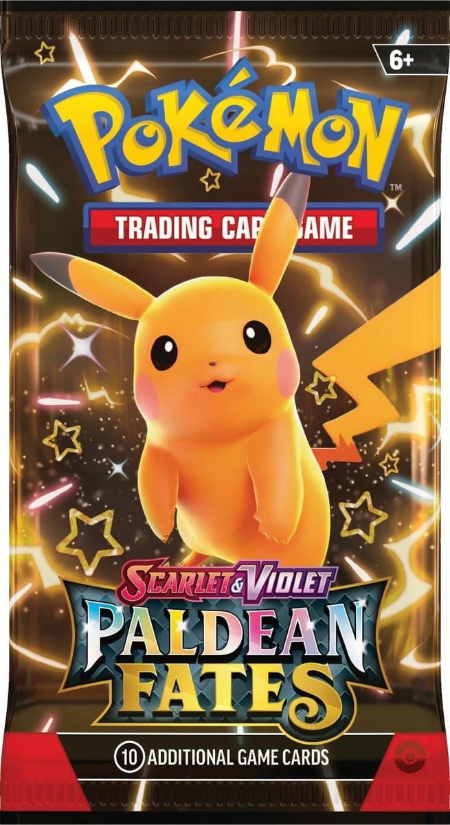 scarlet violet s4.5 paldean fates booster bundle box Amazon.com: Pokemon TCG: Scarlet and Violet: PALDEAN Fates: Booster Bundle  : Toys & Games