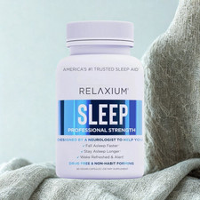 Relaxium Sleep Professional Strength  Natural Sleep Support  60 Vegan