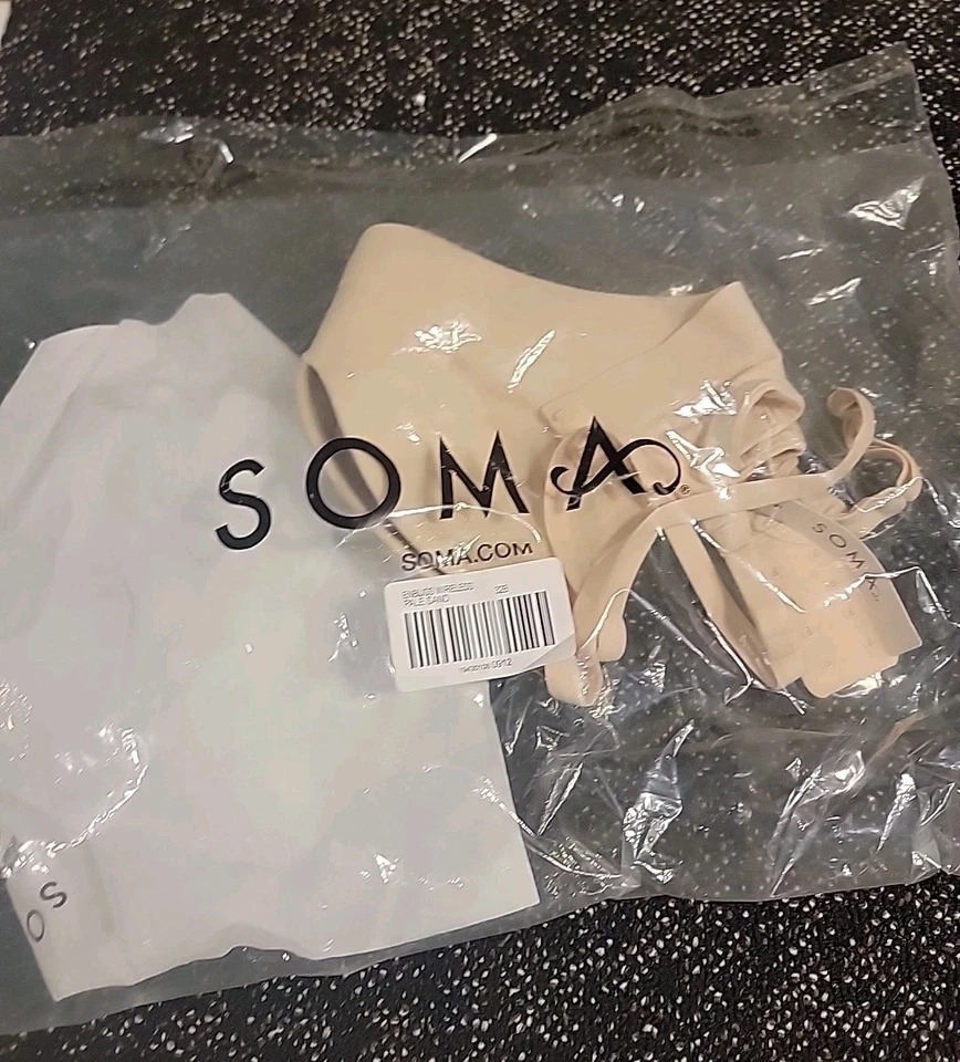 Soma 32B Enbliss Wireless Pale Sand Beige Bra 570222679 - Image 2 of 3