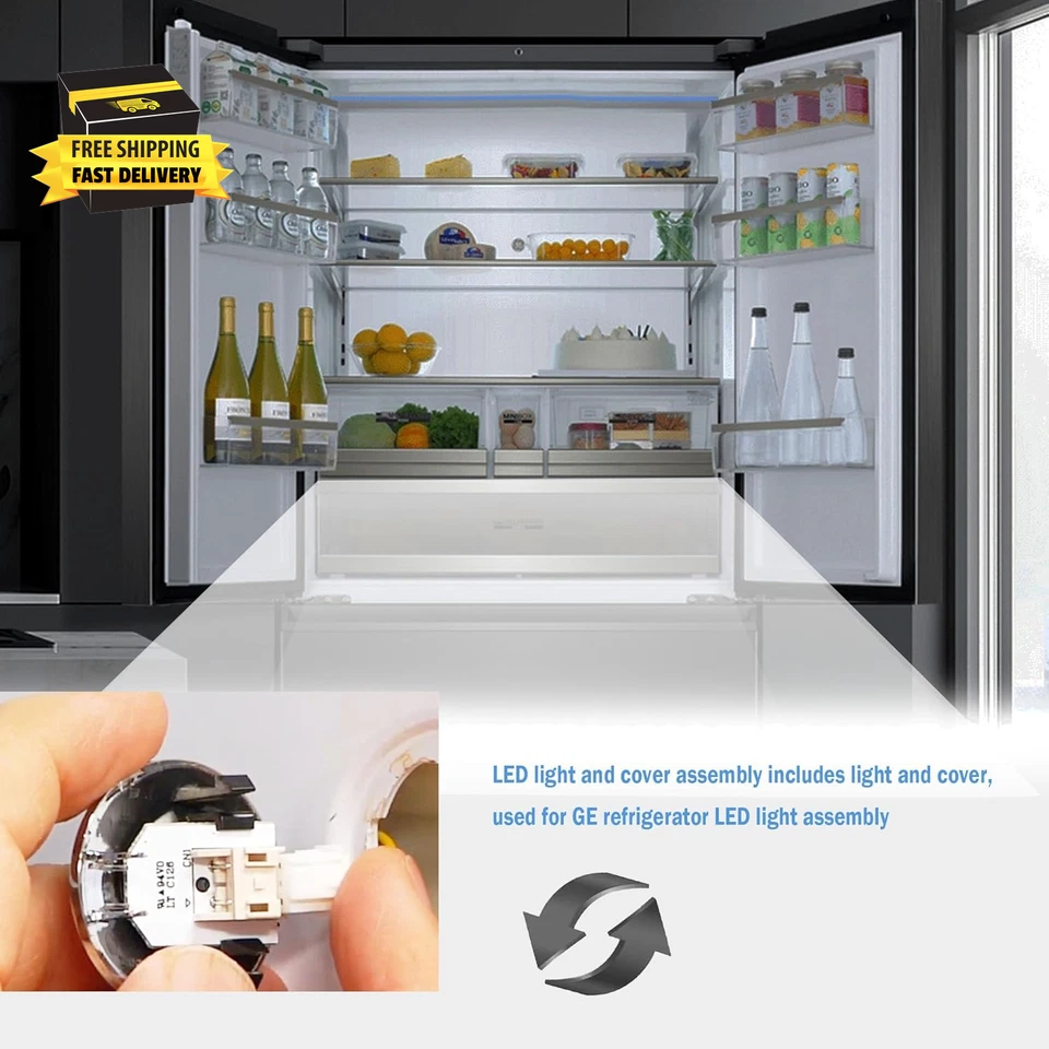 WR55X11132 WR55X25754 para Montajes de Repuesto de Luz LED para Refrigerador GE (Luz Foto 4 de 4