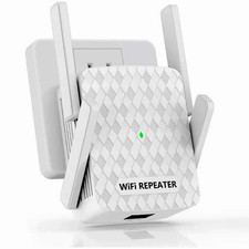 WiFi Extender Signal Booster, Wireless cover up to 10000sq.ft and 35 Devices