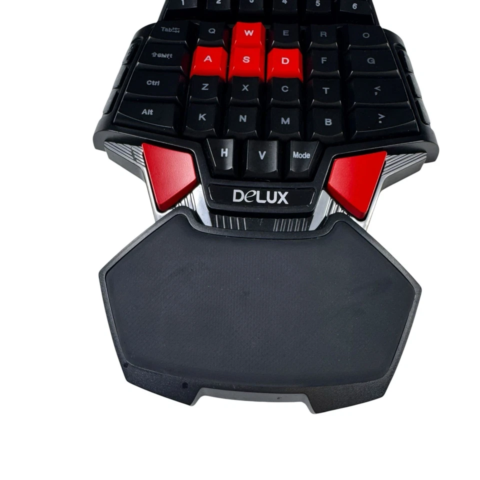 Delux T9 46-Key Singlehanded Wired Gaming Keyboard Professional Ergonomic ~ LQQK - Image 2 of 4