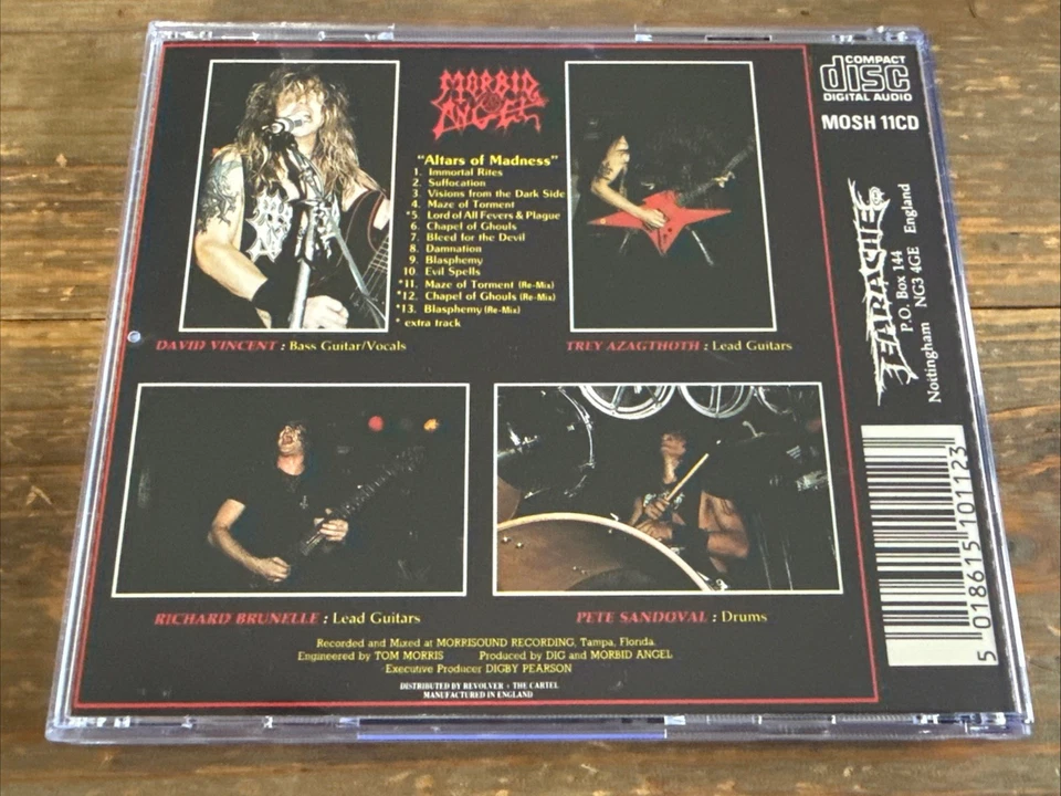 MORBID ANGEL - Altars Of Madness  (1.Press 1989) DEICIDE / OBITUARY / NOCTURNUS - Bild 2 von 4