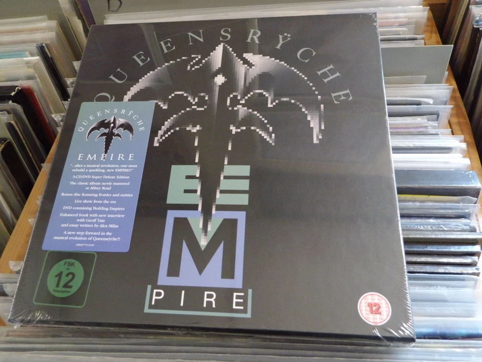 QUEENSRYCHE EMPIRE Super Deluxe Box CD DVD Set Prog Rock, Proressive  Metal NEU - Bild 2 von 4