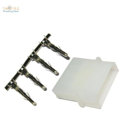 2x Molex 5,25 4-Pin Crimp Buchse 12V Stromkabel Floppy
