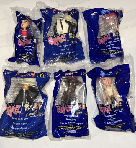 McDonald's Happy Meal Muñecas Bratz Juguetes Lote De 8 Nuevos En Paquete Más 2 Bonus Usados - Imagen 2 de 4