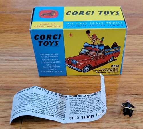 CORGI 487 CHIPPERFIELDS CIRCUS LAND ROVER PARADE VEHICLE NEW OLD STOCK - Picture 7 of 9