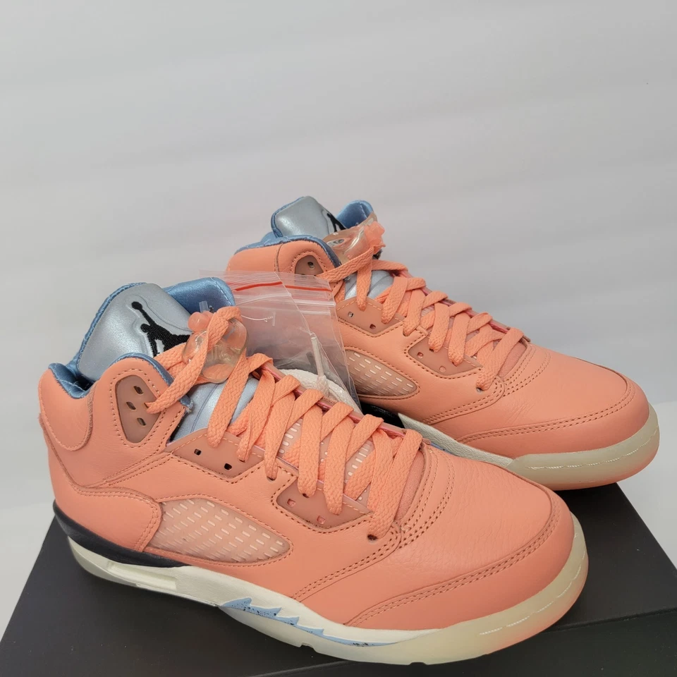 Nike Air Jordan 5 Retro DJ Khaled (GS) Crimson Bliss / Leche Blue-Sail Size 6Y - Image 2 of 4