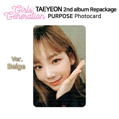 TAEYEON – The Second Album Repackage [Purpose] Inkl. CD, Photobook, Postcards & Photocards (Random) – Offizielles K-Pop Album