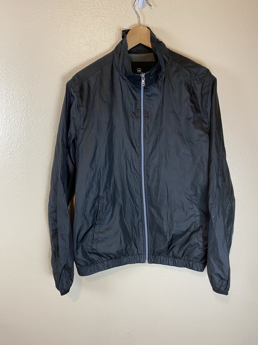 Victorinox M Black Windbreaker Jacket Bomber Full Zip Victorinox M Black Windbreaker Jacket Bomber Full Zip