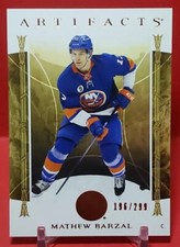 🎯 2022-23 Artifacts Hockey Mathew Barzal #’D 196/299 New York Islanders 🎯