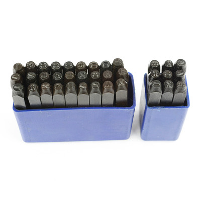 Big Horn 19268 Letter And Number Punch Set Of 36 Piece 1/8'' replaces ALN-2382