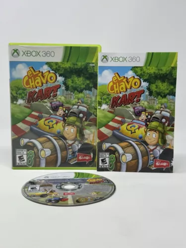 El Chavo Kart (No Scratches) for Xbox 360 *Tested* Complete CIB - Tested