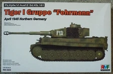 1/35 Tiger I Gruppe "Fehrmann" 1945 Rye Field Model #5005 Factory Sealed MISB