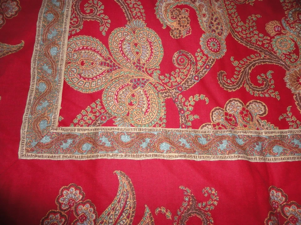 JUEGO EDREDÓN REINA RALPH LAUREN CHAPS JULIETTE ROJO NEGRO AMARILLO RAYAS (4P) Foto 4 de 4