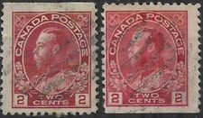 🍁Canada  #106a    "King George V"   Fine Used  1922  Admiral Issue         (B)
