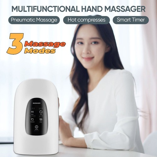 Hand Massager Electric Palm Massager w/ Heat & Air Compression Relax Hand Wrist - 第 1/18 張圖片