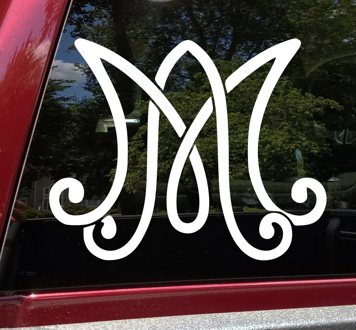 Vinyl Monogram Initials