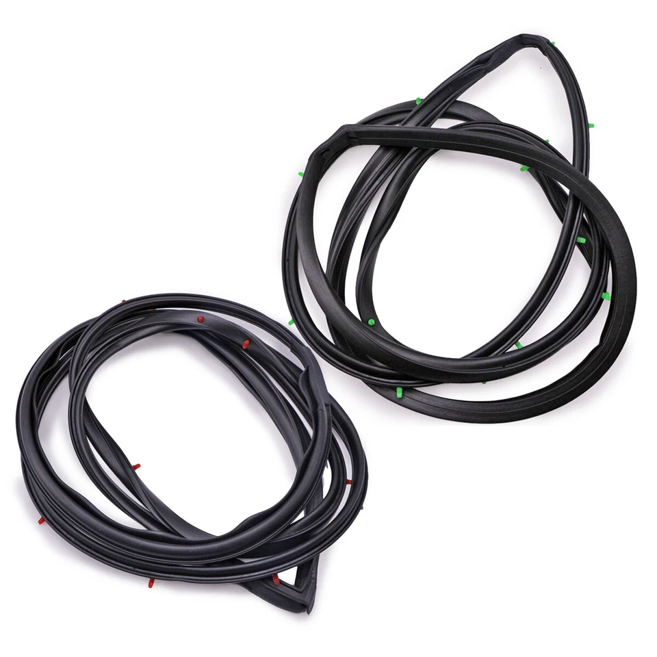 Pair Front Door Rubber Seal Weatherstrip Fits Toyota LN50 LN56 Hero 1984 1988 - Image 4 of 4