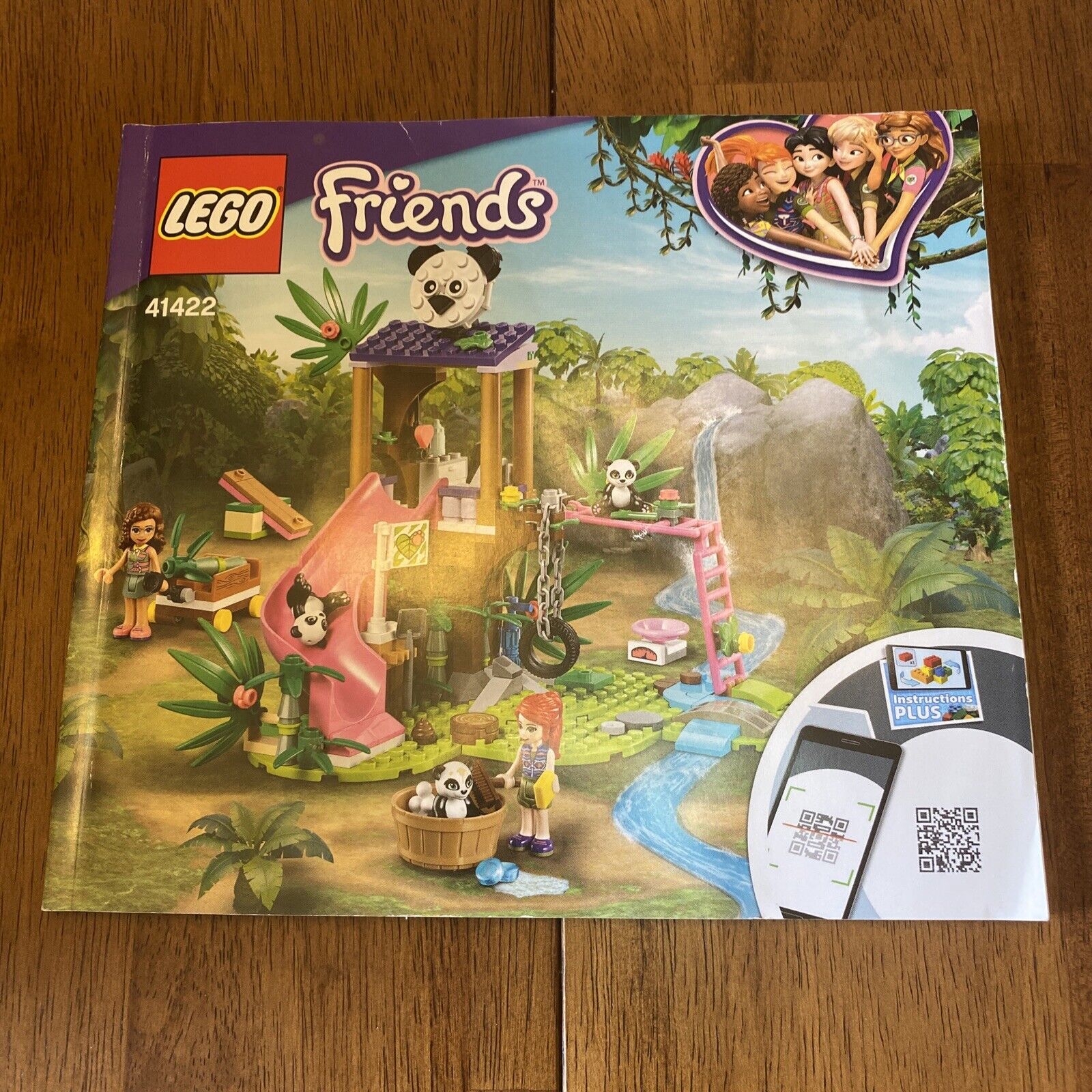 LEGO Friends Panda Jungle Tree House Set **MANUAL ONLY** 41422